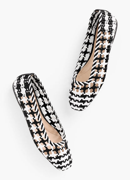 SLOANE WOVEN BALLET FLATS | Talbots