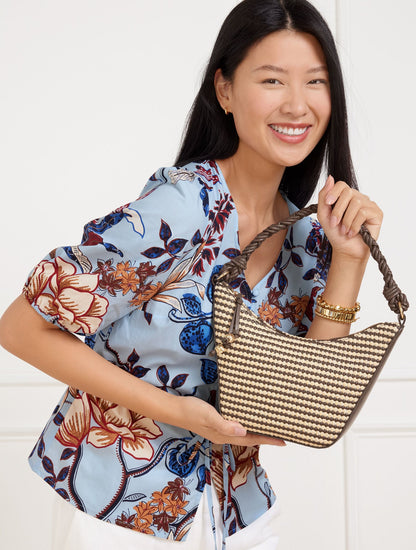 TAPERED SHOULDER BAG | Talbots