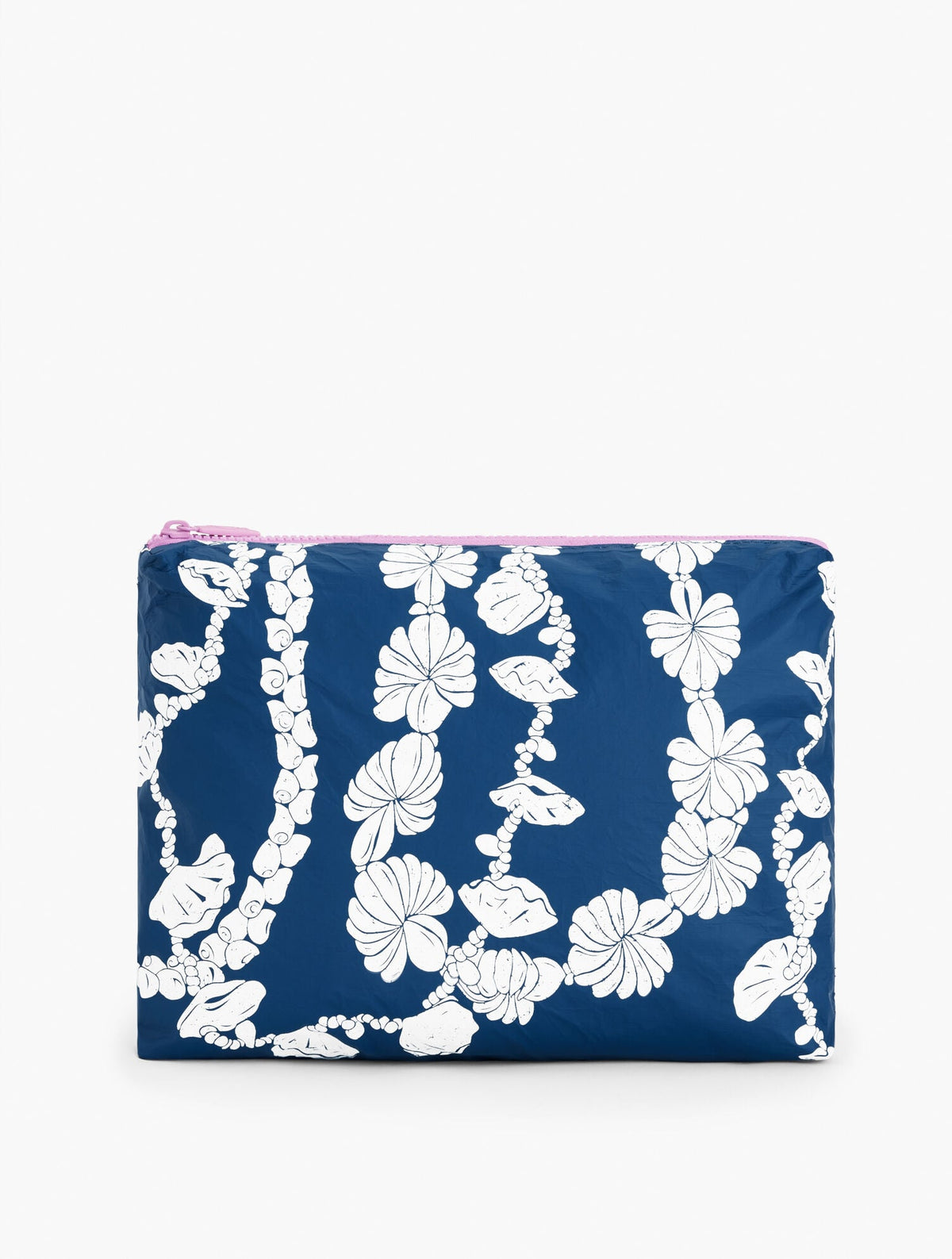 ALOHA COLLECTION MID SHELL LEI REVERSIBLE POUCH | Talbots