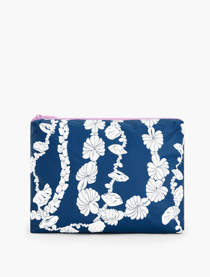 ALOHA COLLECTION MID SHELL LEI REVERSIBLE POUCH | Talbots