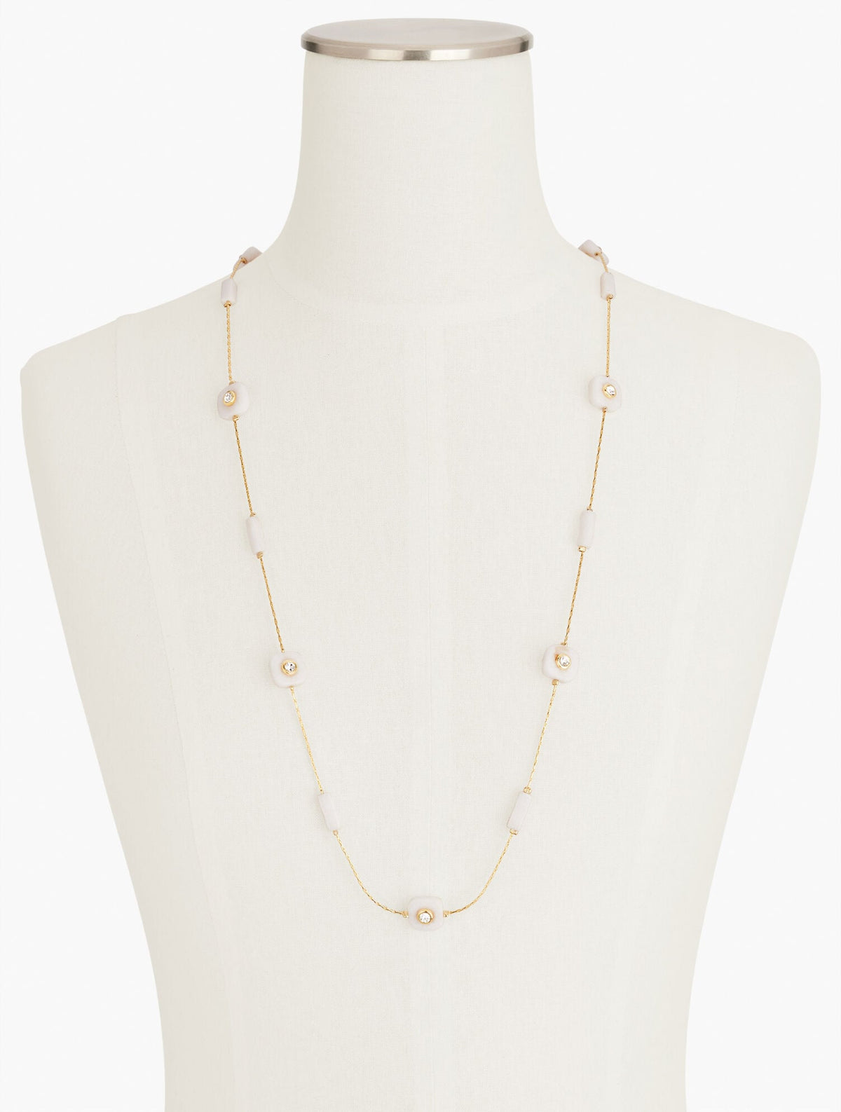 FLOATING GEO STONES CONVERTIBLE NECKLACE | Talbots