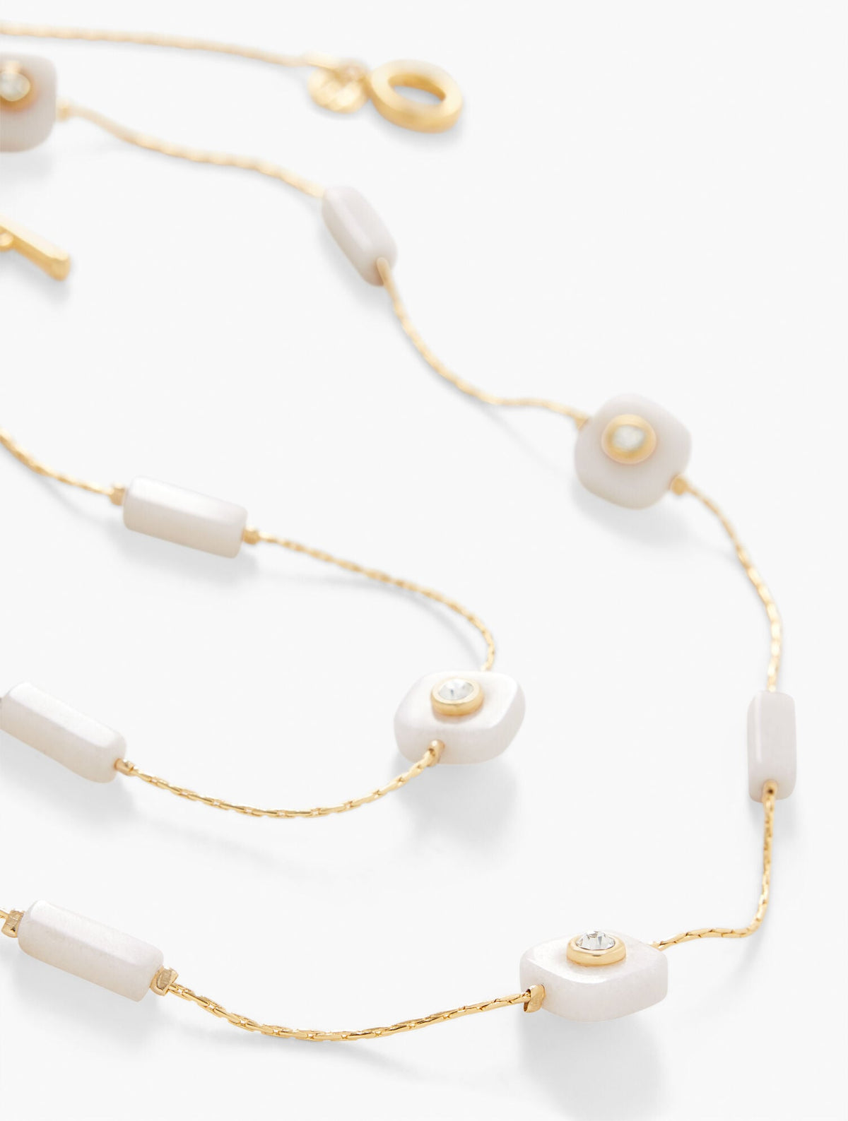 FLOATING GEO STONES CONVERTIBLE NECKLACE | Talbots