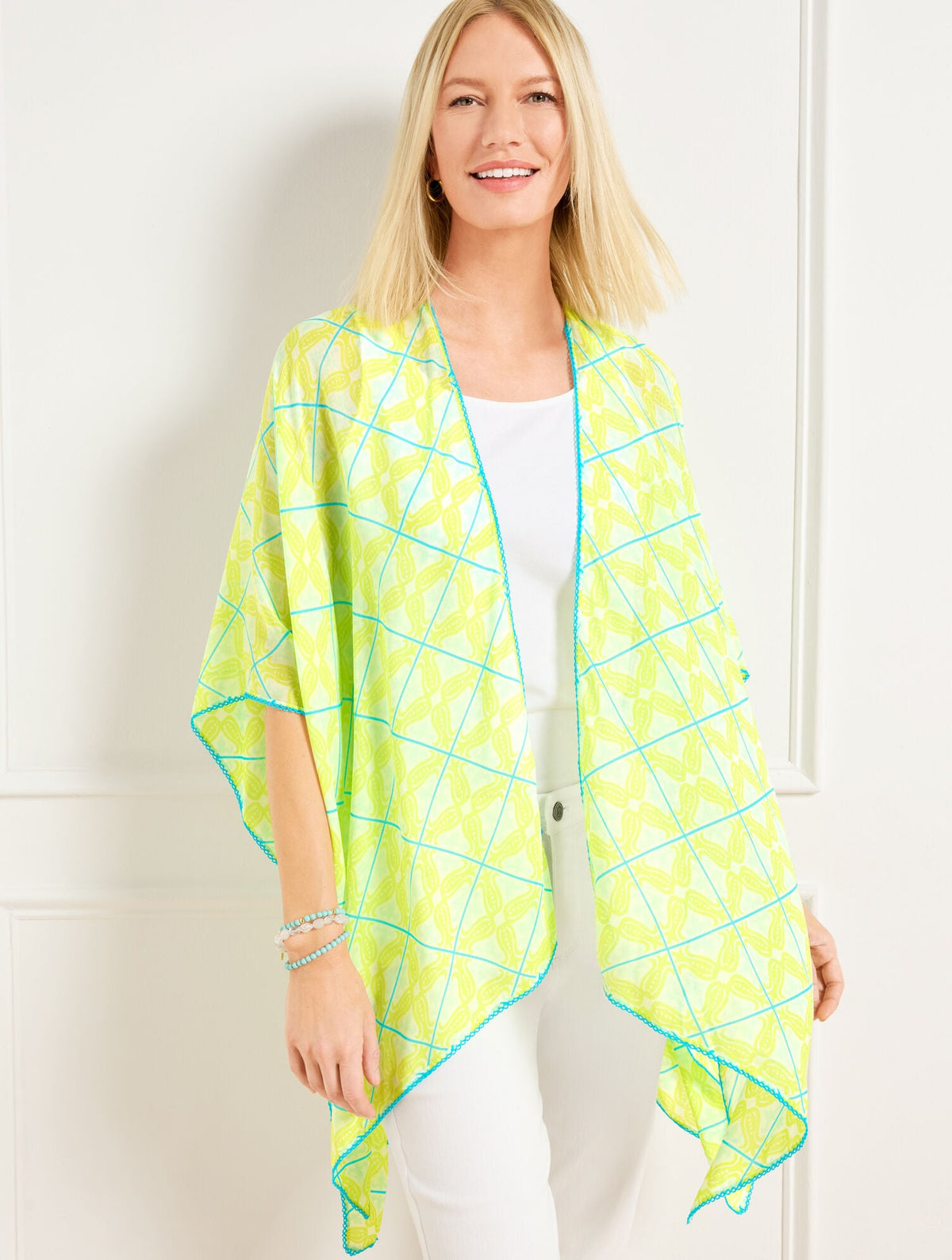 DIAGONAL TILE RUANA | Talbots