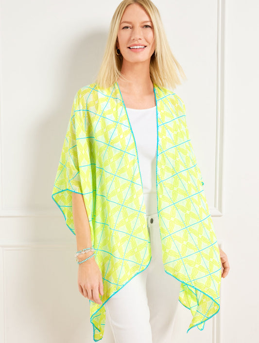 DIAGONAL TILE RUANA | Talbots