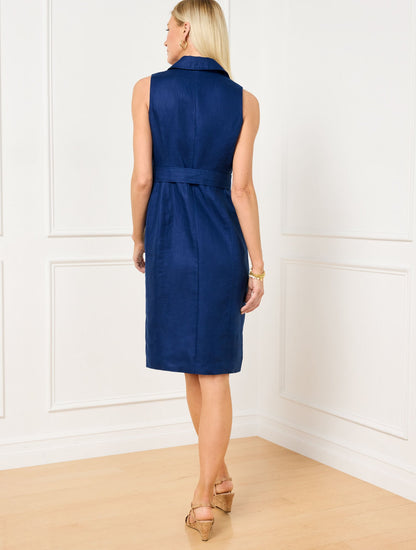 LUXE IRISH LINEN DRESS | Talbots