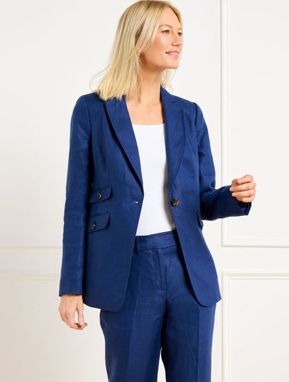 LUXE IRISH LINEN BLAZER | Talbots