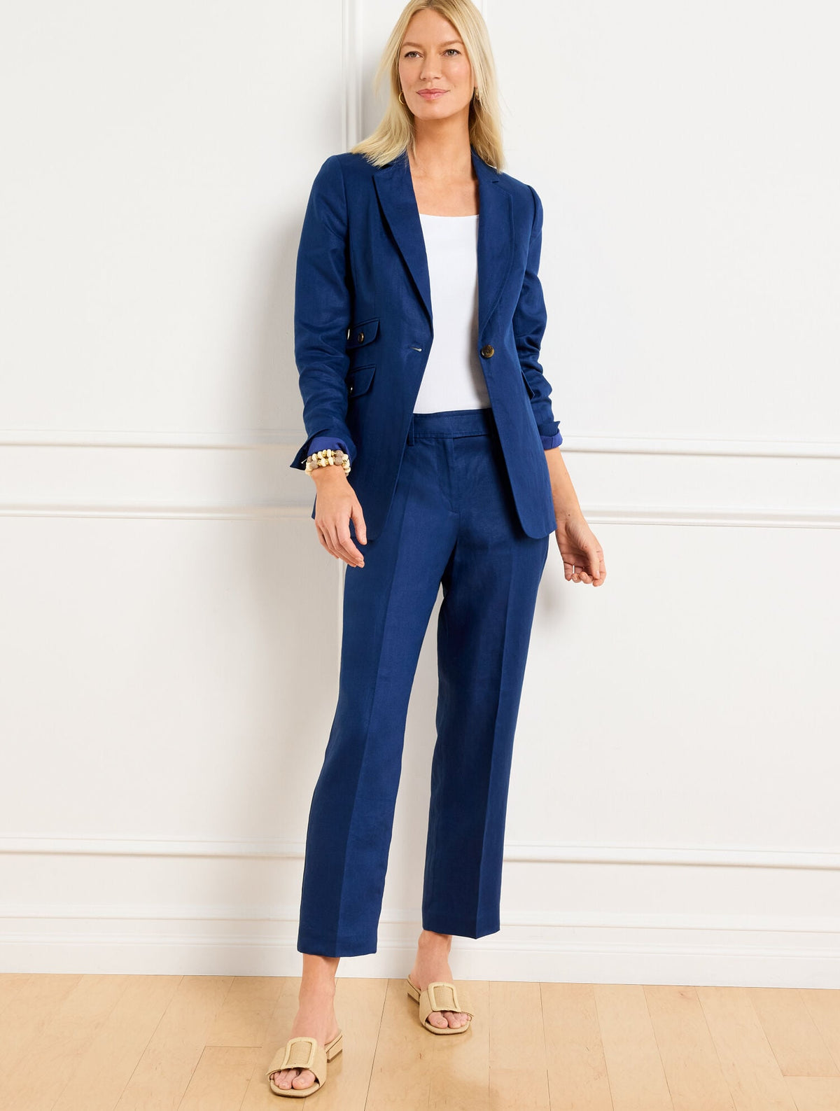 LUXE IRISH LINEN BLAZER | Talbots