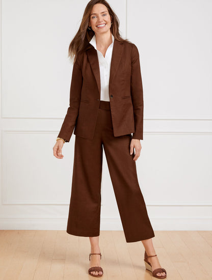 LINEN BLEND BLAZER | Talbots