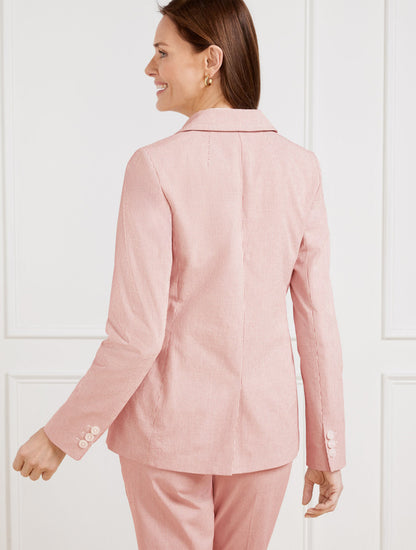 SEERSUCKER BLAZER | Talbots