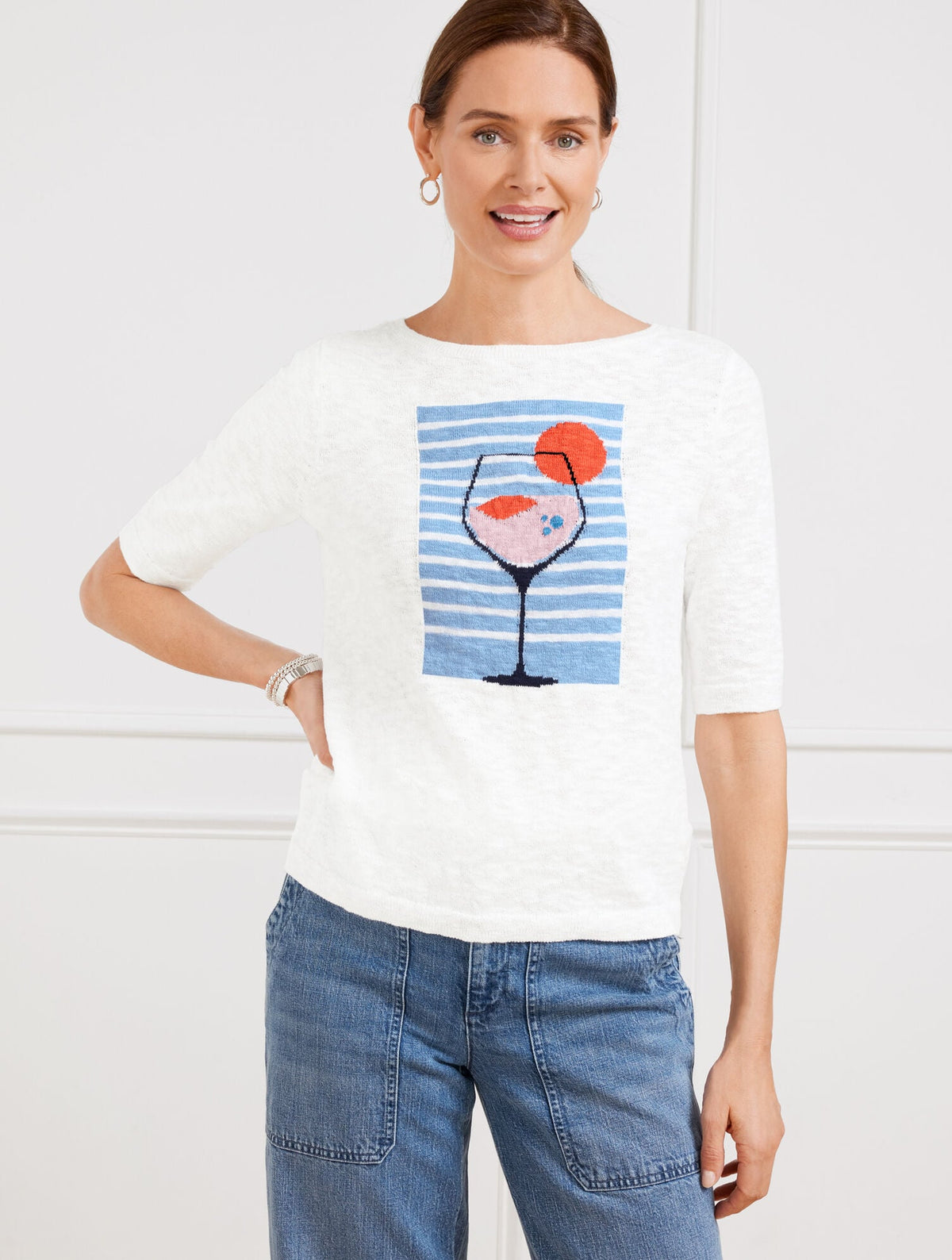 BOATNECK PULLOVER - COCKTAIL | Talbots