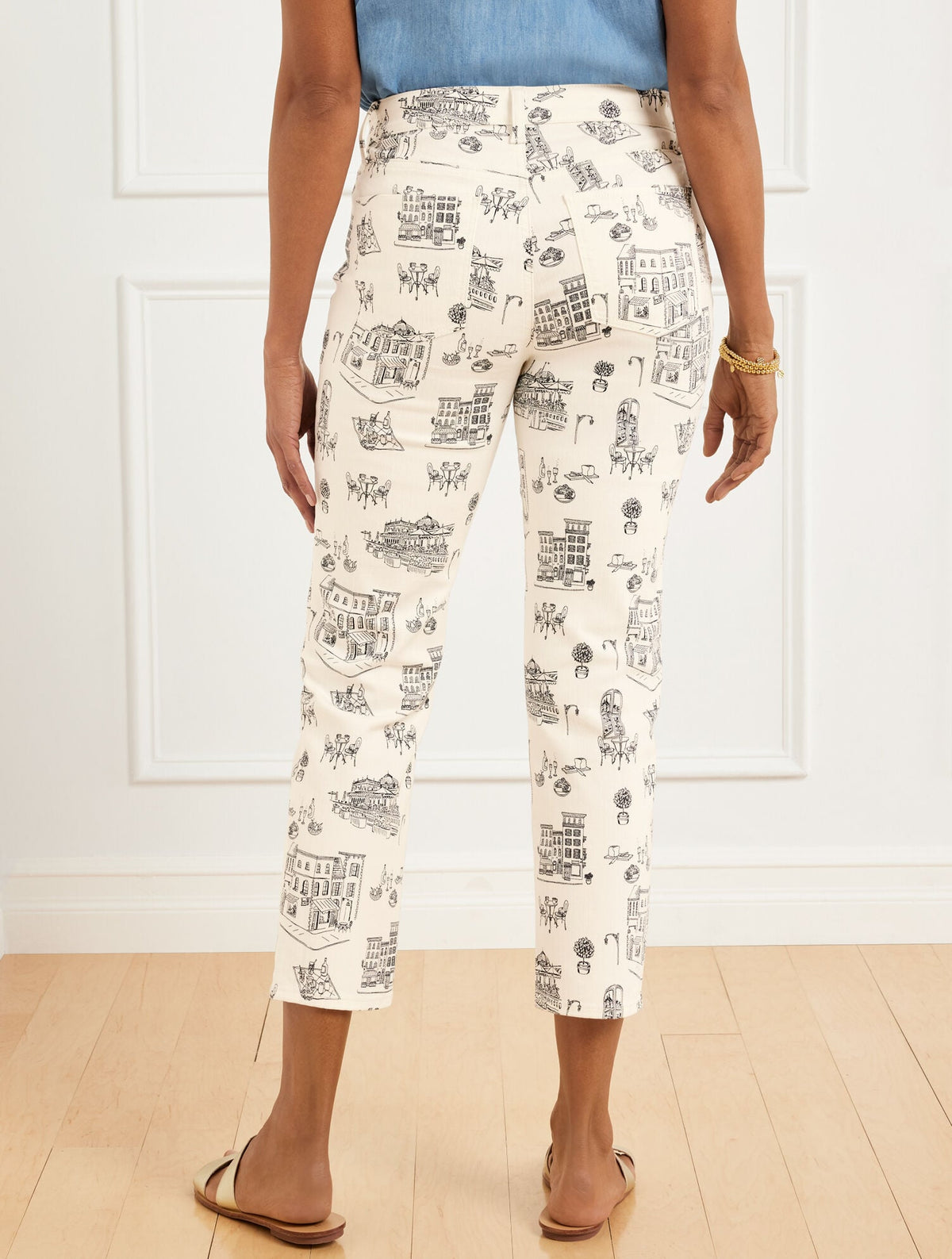 STRAIGHT CROP JEANS - ROMANTIC VIEWS | Talbots
