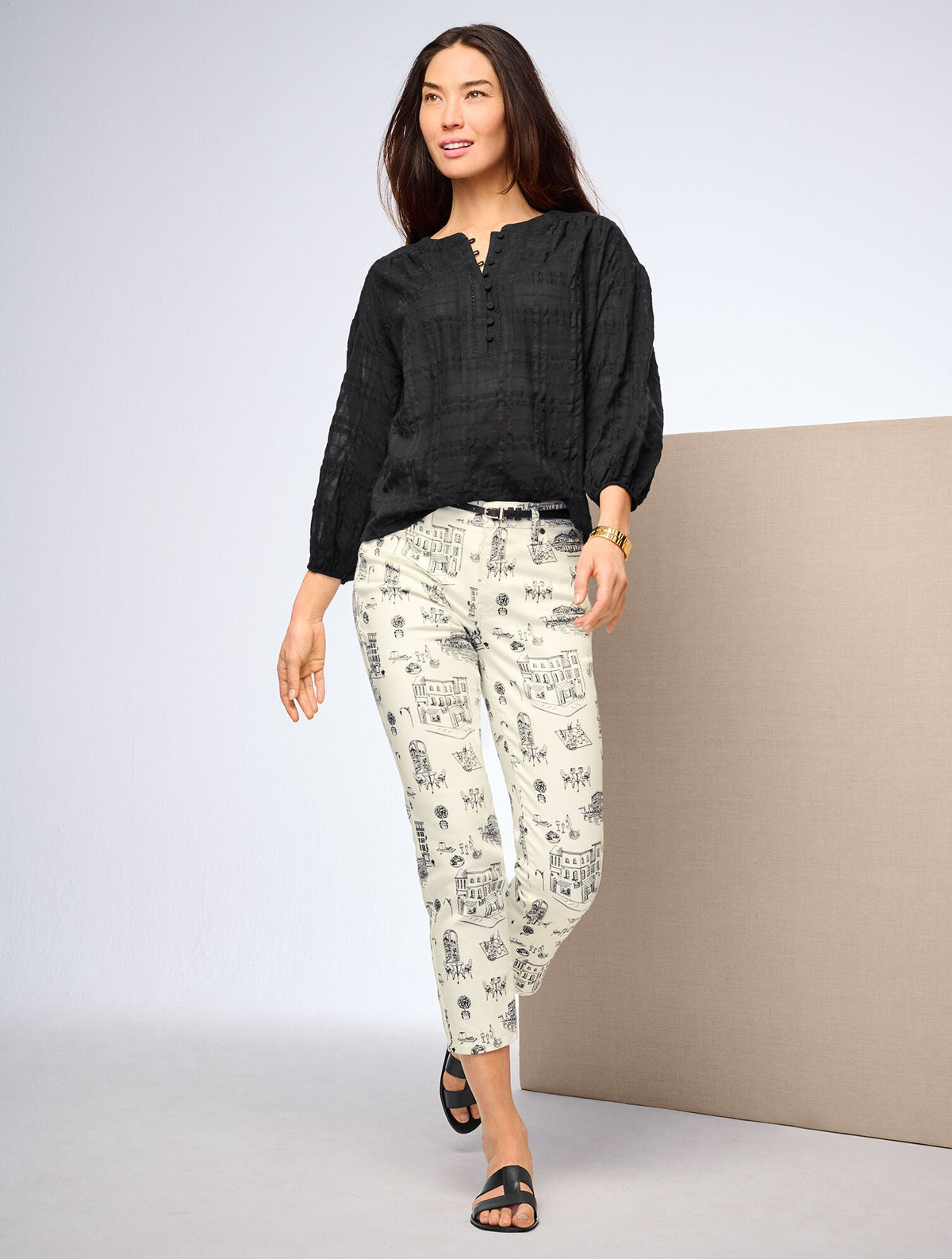 STRAIGHT CROP JEANS - ROMANTIC VIEWS | Talbots