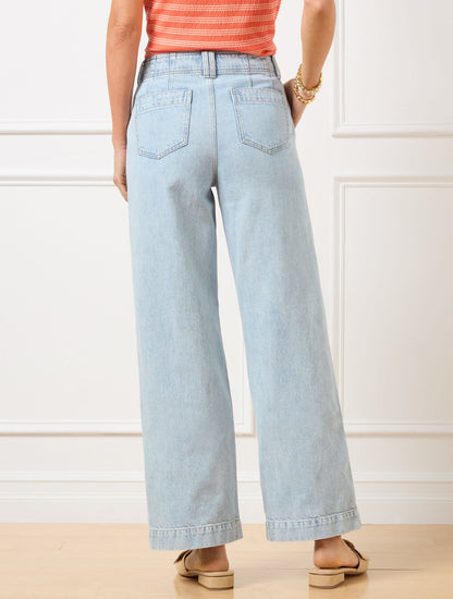 RELAXED TROUSER JEANS - FIA WASH | Talbots