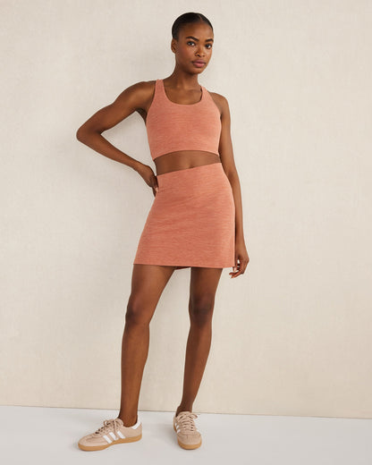 BALANCE HEATHER ACTIVE SKORT | Talbots