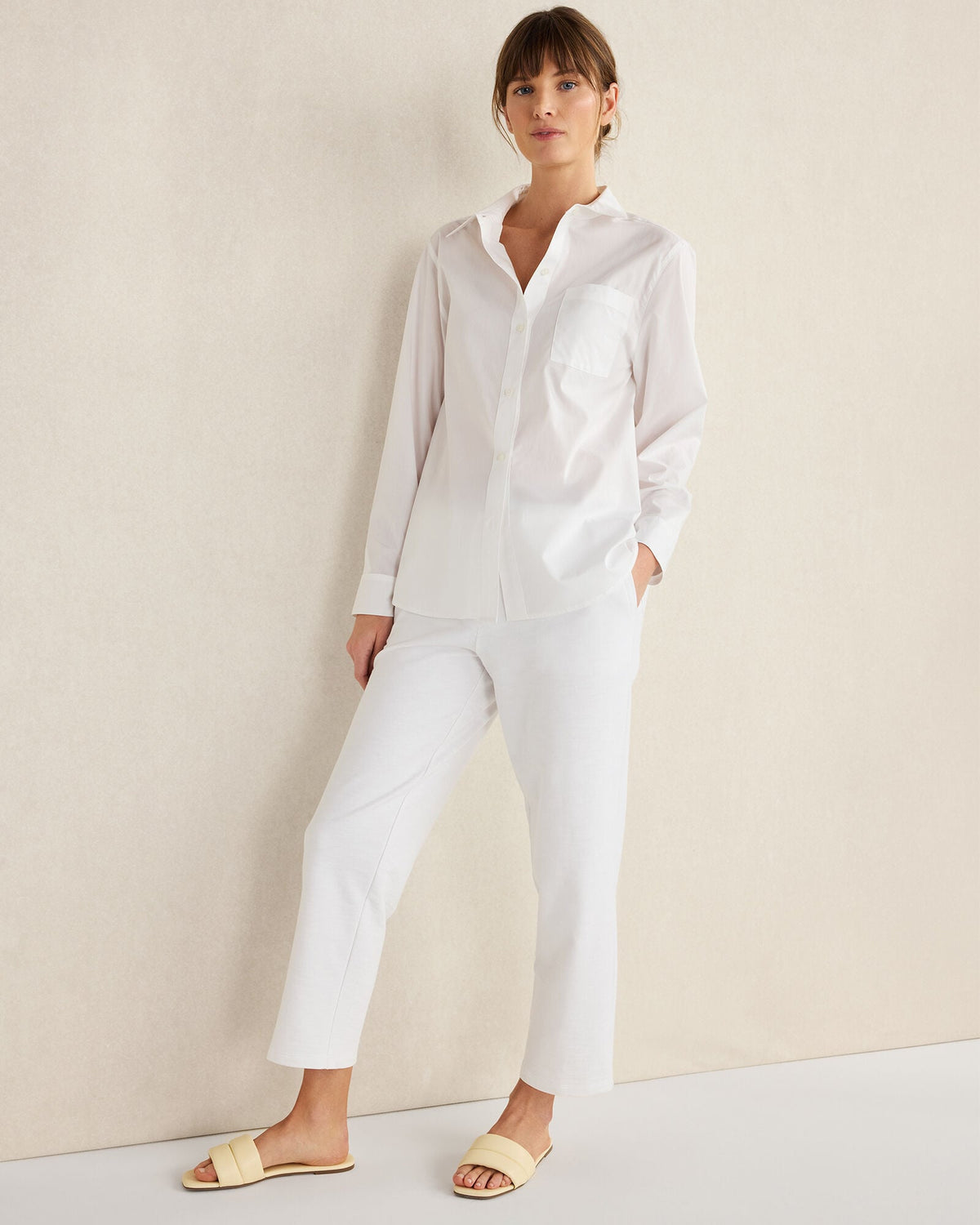 ORGANIC COTTON POPLIN BUTTON DOWN TOP | Talbots