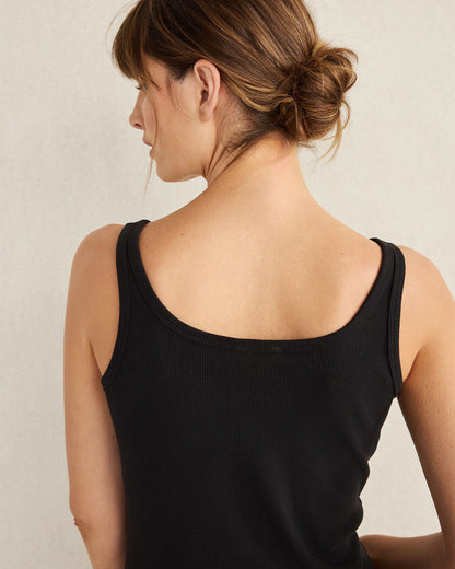 ORGANIC COTTON RIB KNIT TANK | Talbots