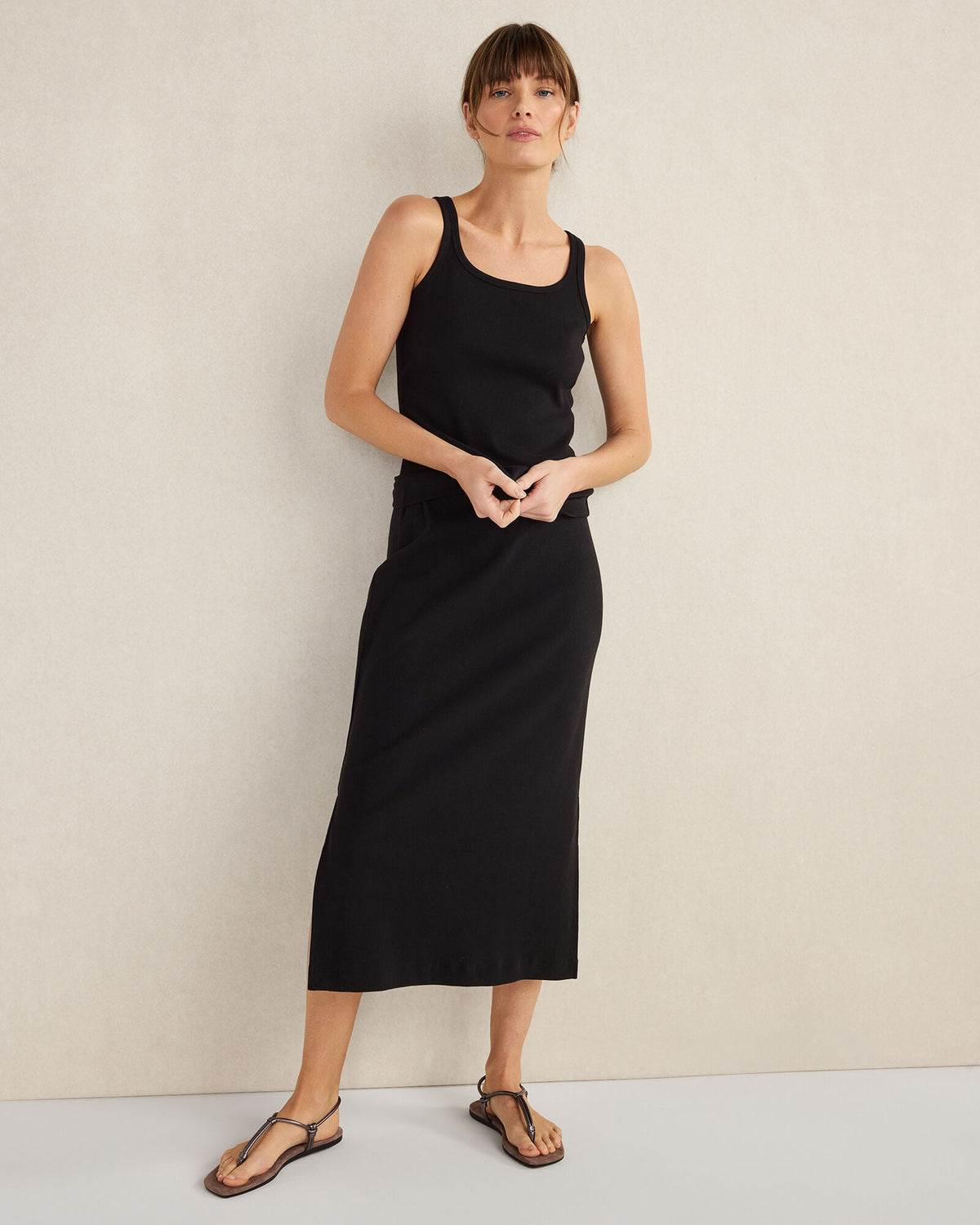 ORGANIC COTTON RIB KNIT TANK | Talbots