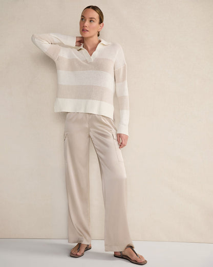 WASHABLE SILK CARGO PANTS | Talbots