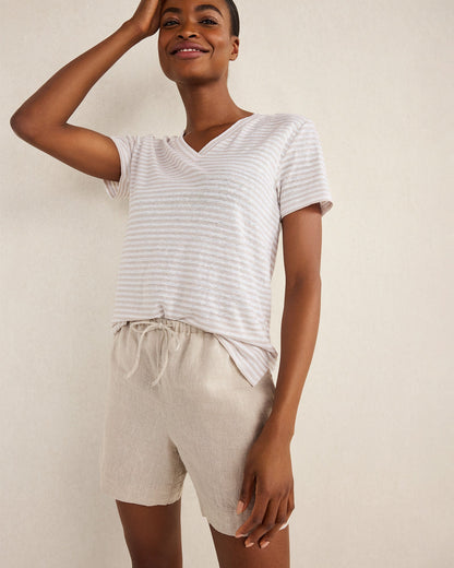 LINEN SHORTS | Talbots