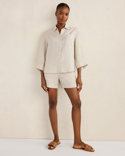 LINEN SHORTS | Talbots