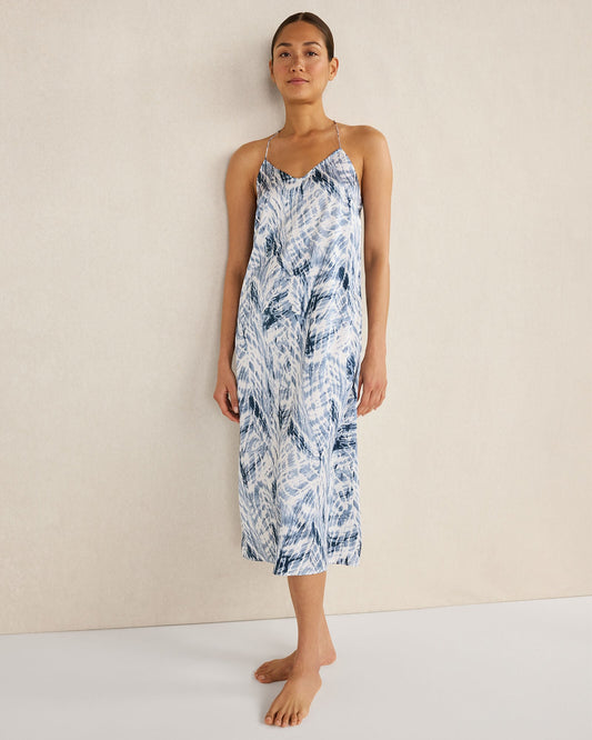 WASHABLE SILK TIE DYE CHEMISE | Talbots