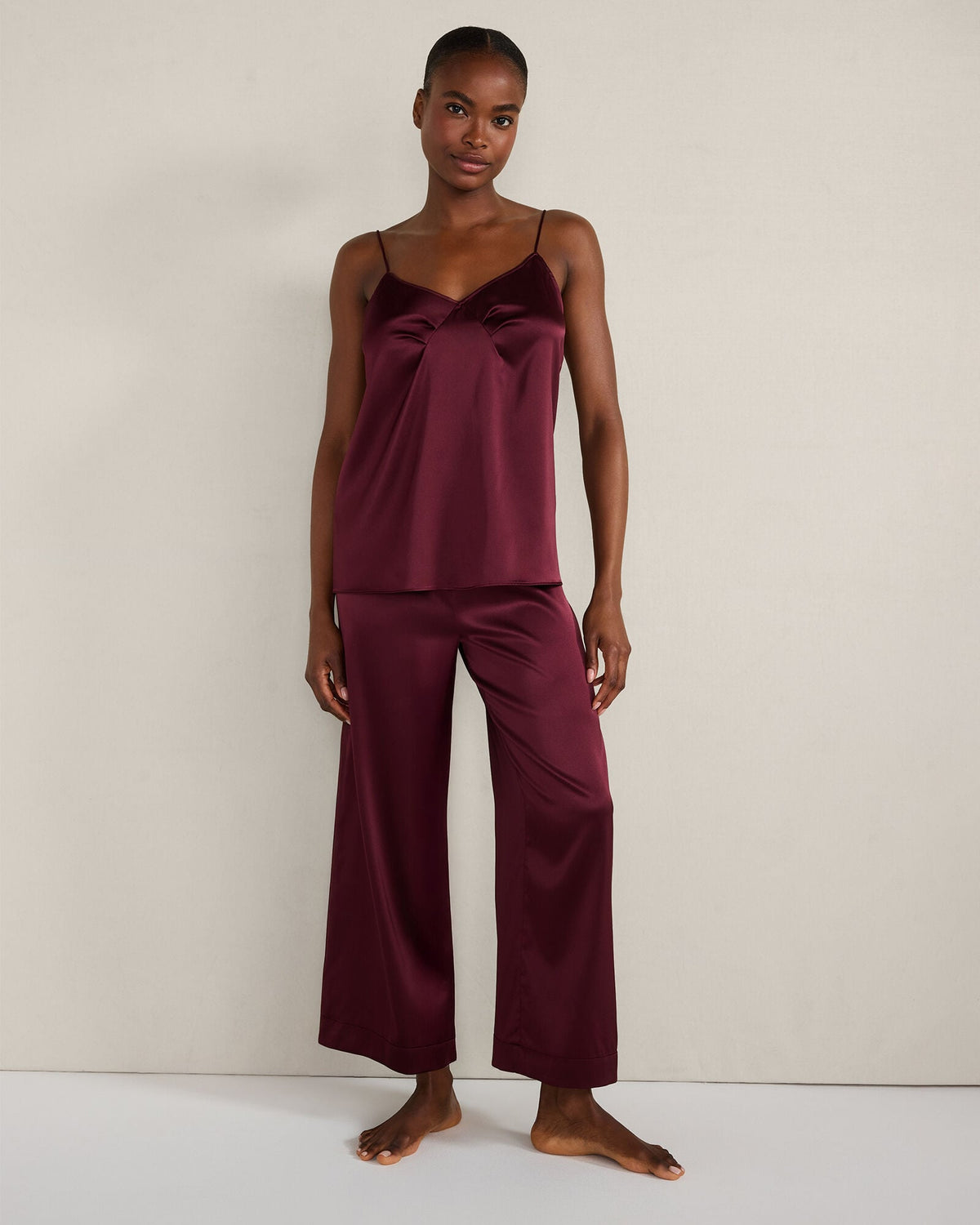WASHABLE SILK PLEATED CAMI | Talbots