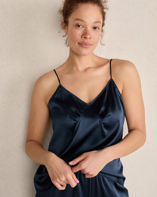 WASHABLE SILK PLEATED CAMI | Talbots