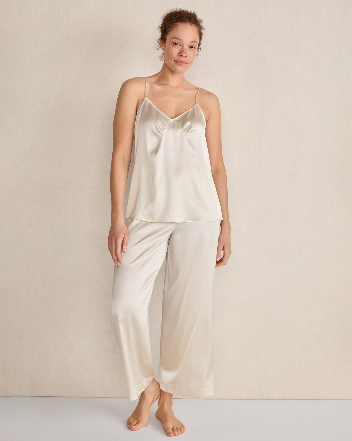 WASHABLE SILK PLEATED CAMI | Talbots