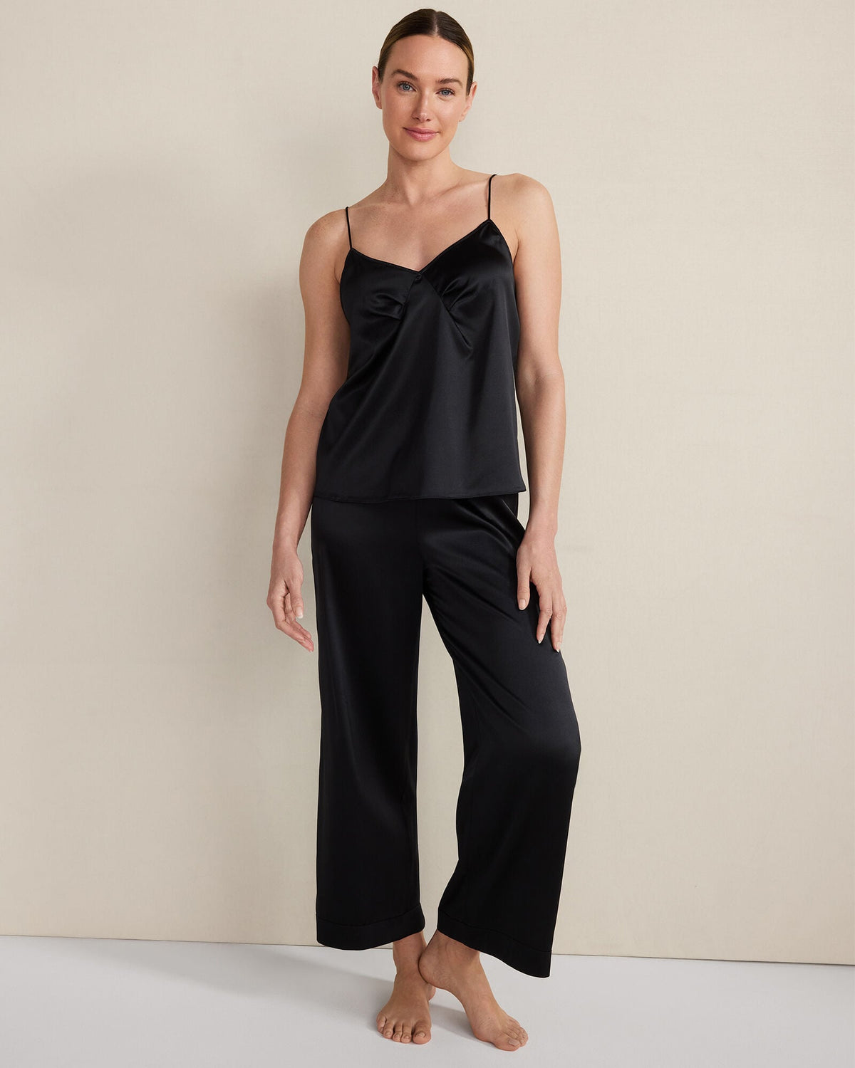 WASHABLE SILK PLEATED CAMI | Talbots