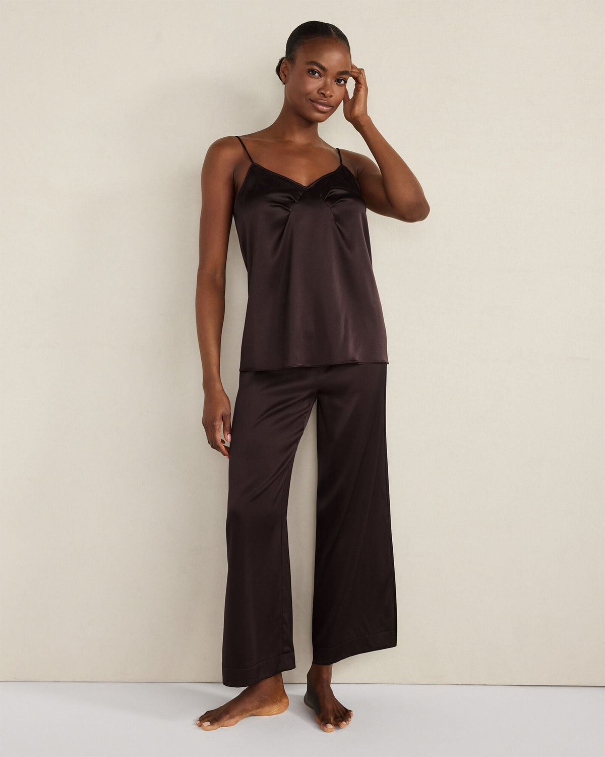 WASHABLE SILK PLEATED CAMI | Talbots