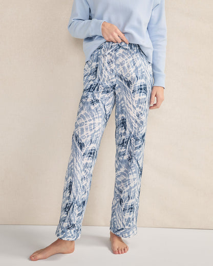 ORGANIC COTTON POPLIN TIE DYE SLEEP PANTS | Talbots