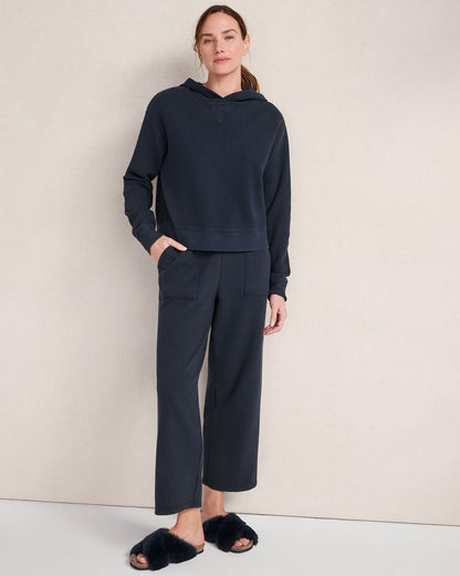 ORGANIC COTTON WAFFLE HOODIE | Talbots