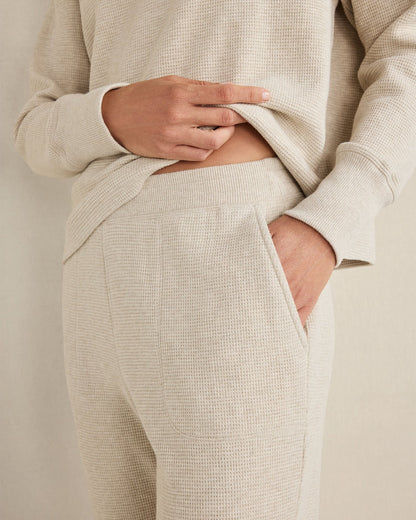ORGANIC COTTON WAFFLE JOGGER | Talbots