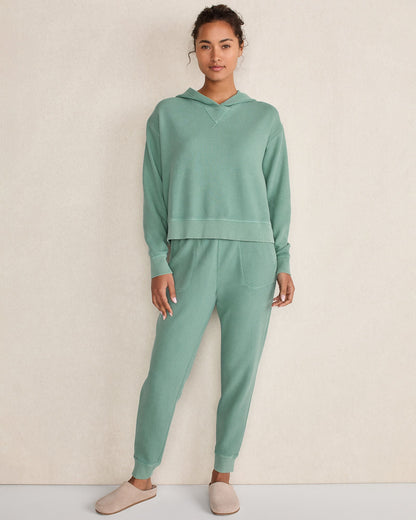 ORGANIC COTTON WAFFLE JOGGER | Talbots