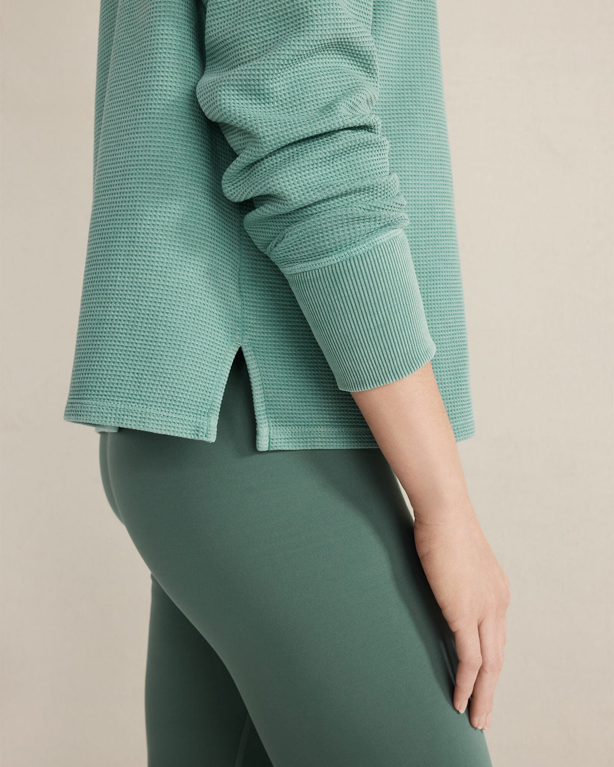 ORGANIC COTTON WAFFLE HENLEY | Talbots