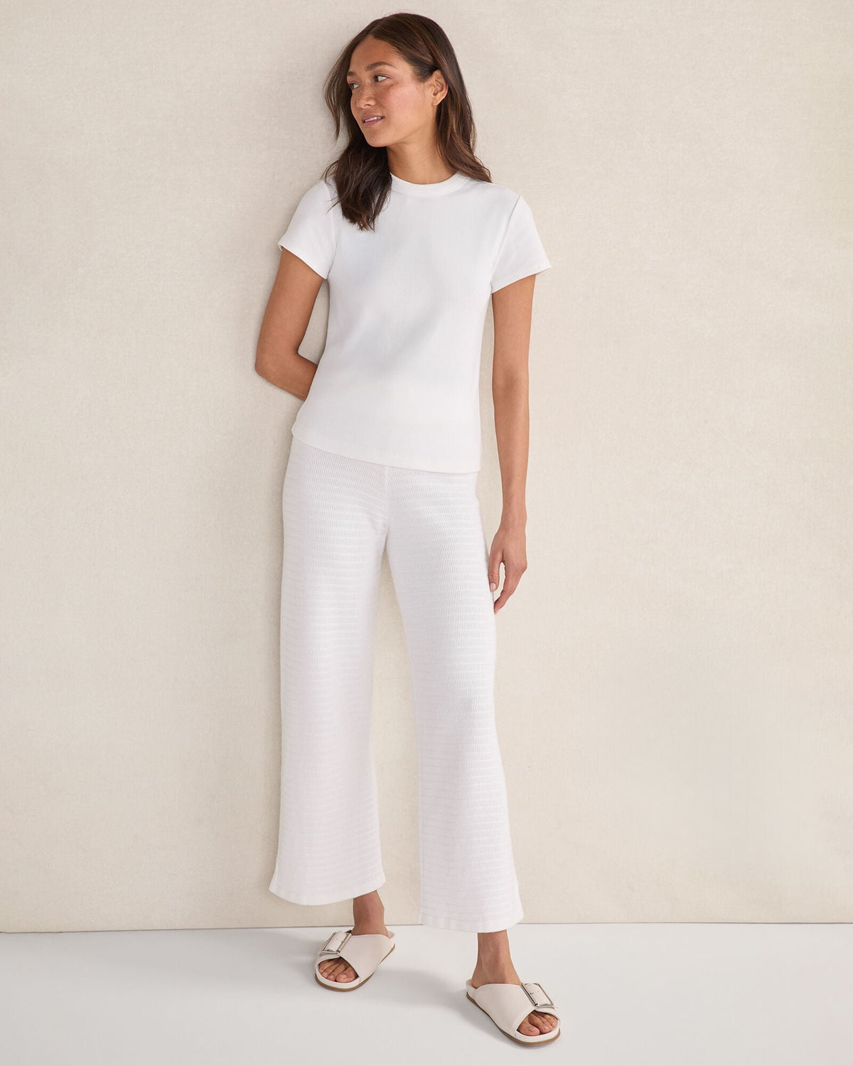 LEATHER BUCKLE SLIDES | Talbots