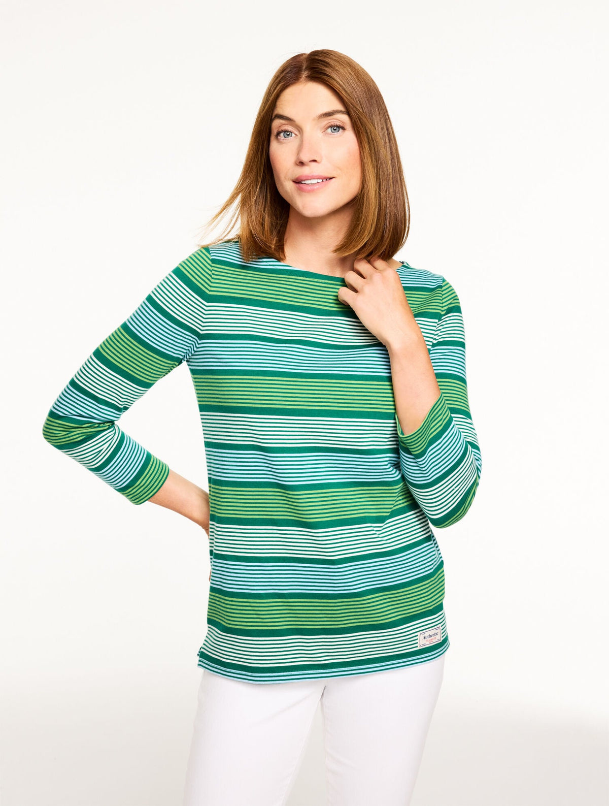 AUTHENTIC TALBOTS TEE - HONEY STRIPE | Talbots