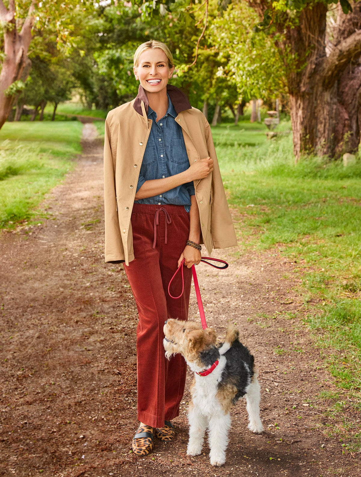 STRAIGHT LEG PULL-ON CORDUROY PANTS | Talbots