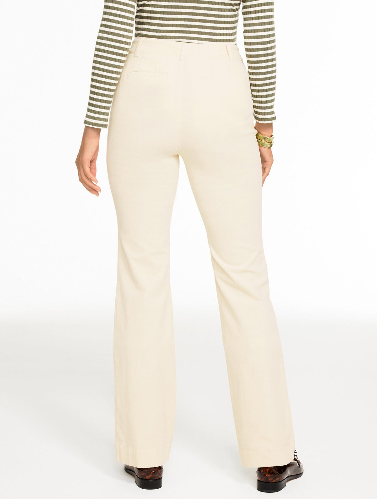FLARE LEG STRETCH CORDUROY PANTS | Talbots