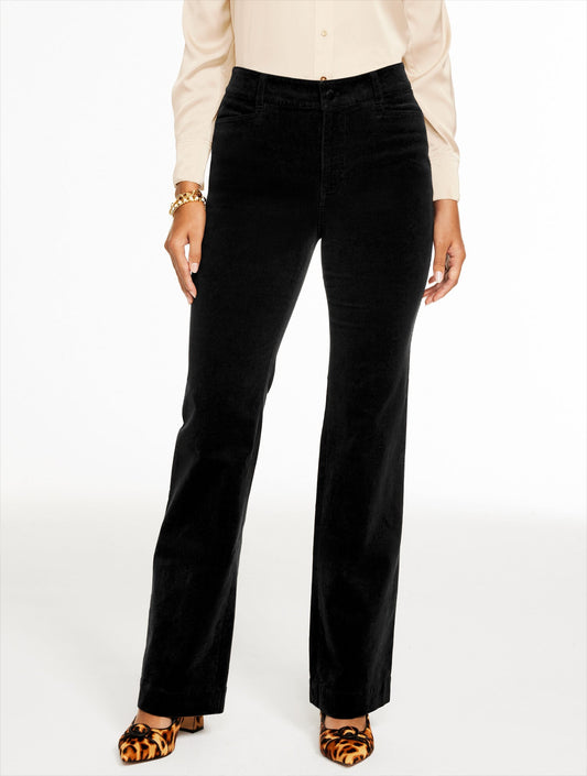 FLARE LEG STRETCH CORDUROY PANTS | Talbots