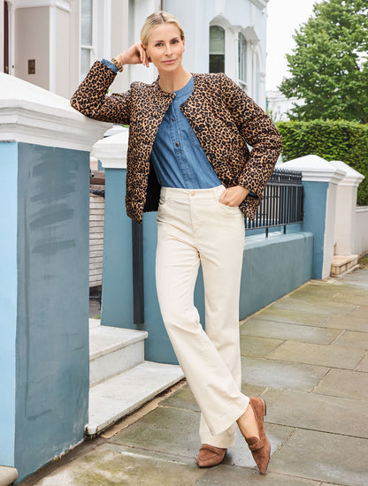 FLARE LEG STRETCH CORDUROY PANTS | Talbots