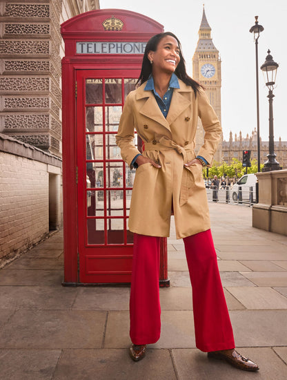 WIDE LEG PONTE PANTS | Talbots