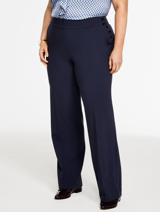 PLUS EXCLUSIVE TALBOTS GREENWICH WIDE LEG PANTS | Talbots