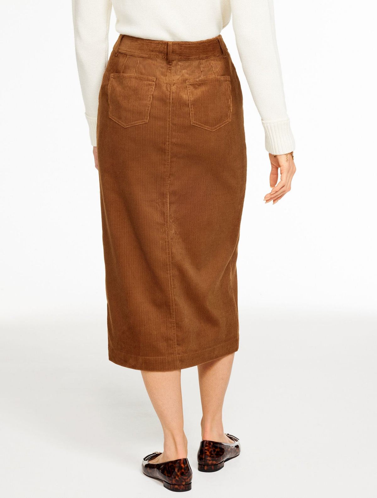 CORDUROY MIDI SKIRT | Talbots