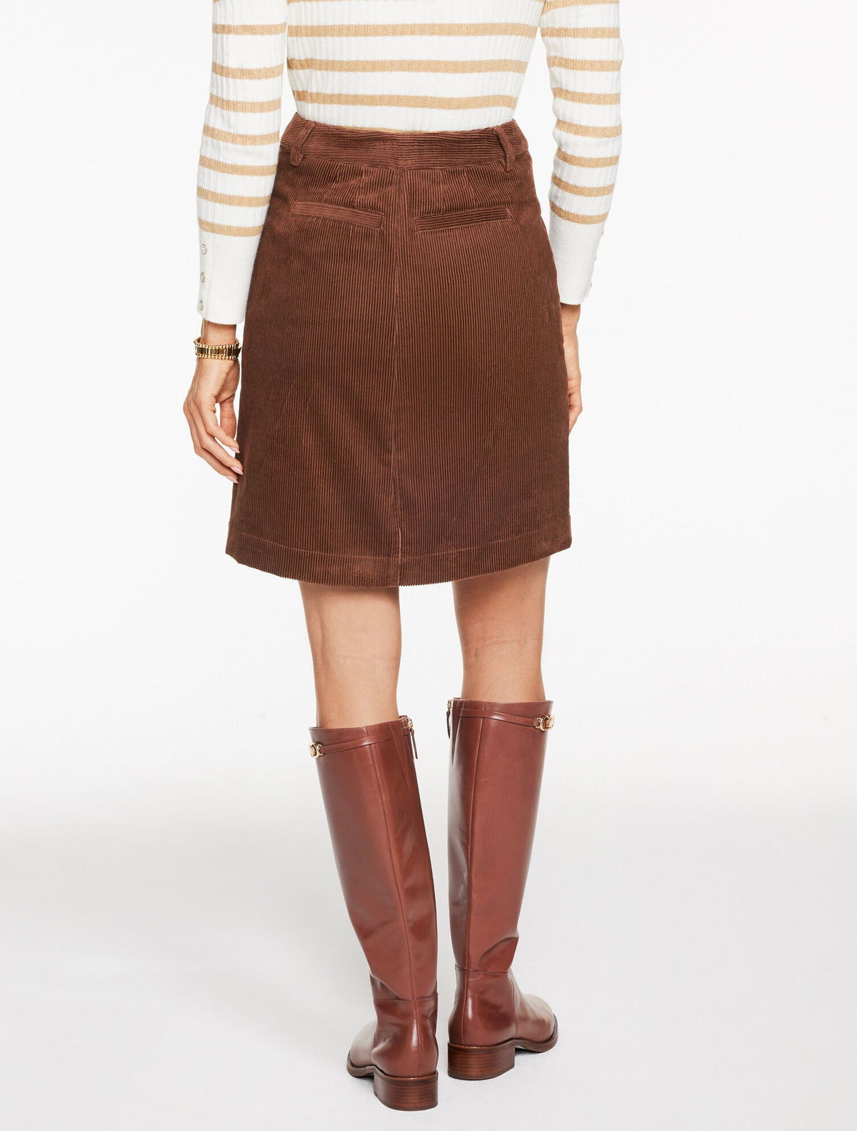 CORDUROY A-LINE SKIRT | Talbots