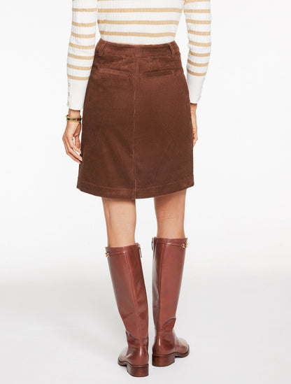 CORDUROY A-LINE SKIRT | Talbots