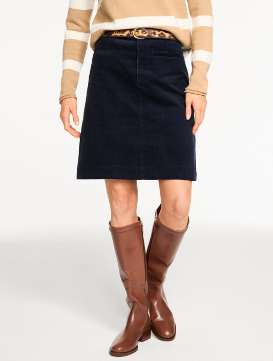 CORDUROY A-LINE SKIRT | Talbots