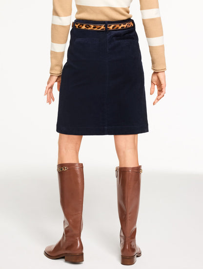 CORDUROY A-LINE SKIRT | Talbots