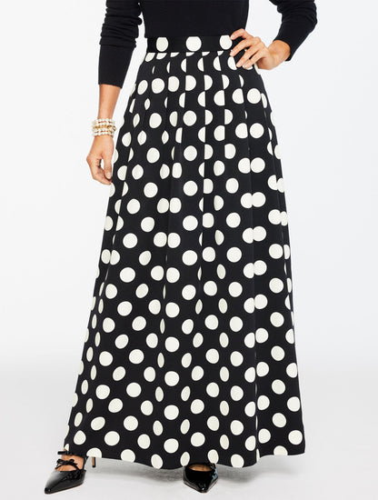 MAXI SKIRT - BRILLIANT DOT | Talbots