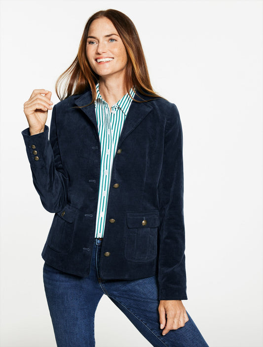 VELVETEEN JACKET | Talbots